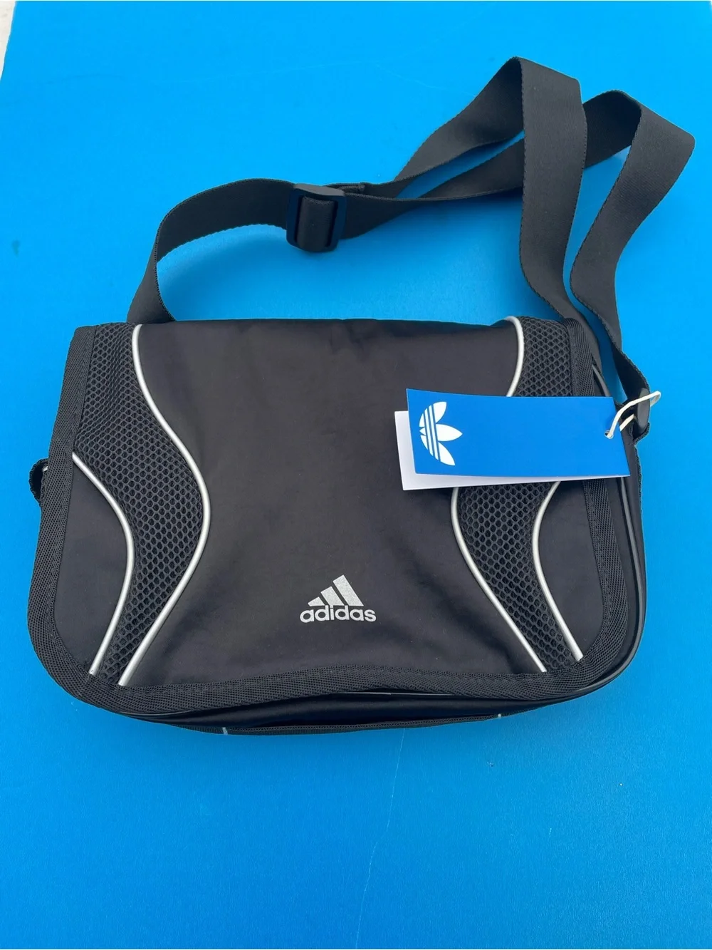 Adidas Small Messenger Bag Black NWT